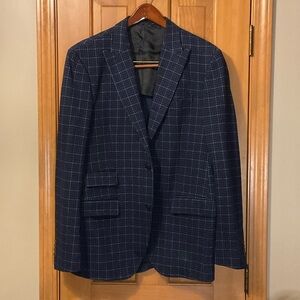 Lorenz Nicola Blue Checkered Men's Sport Coat